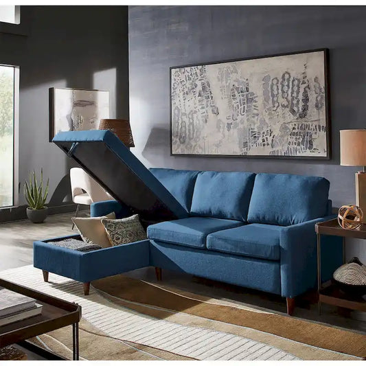 Parker L-shaped Sofa with Storage Chaise by iNSPIRE Q Modern