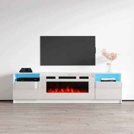 Strick & Bolton Amsden Electric Fireplace TV Stand