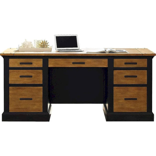 Toulouse Executive Desk, Writing Table, Office Desk, Black